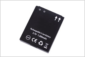 ACTIONPRO X7 hochwertiger Lithium Ionen Akku mit 1200mAh Kapazit�t.